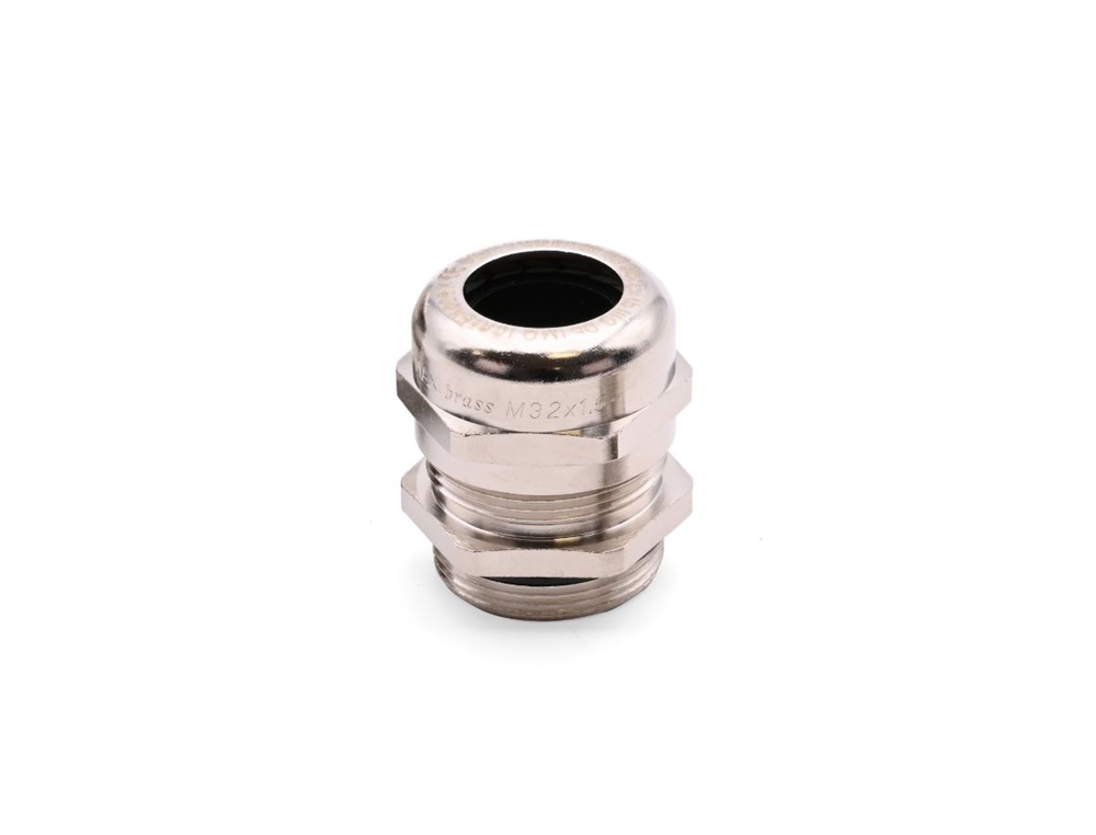 Pressacavo Maxibrass ATEX ottone nichelato filettatura M32x1,5 IP65 per installazioni elettriche ad alto rischio esplosione