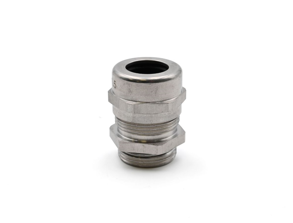 Pressacavo inox AISI 316L M25x1,5 IP68 per installazioni elettriche food & beverage