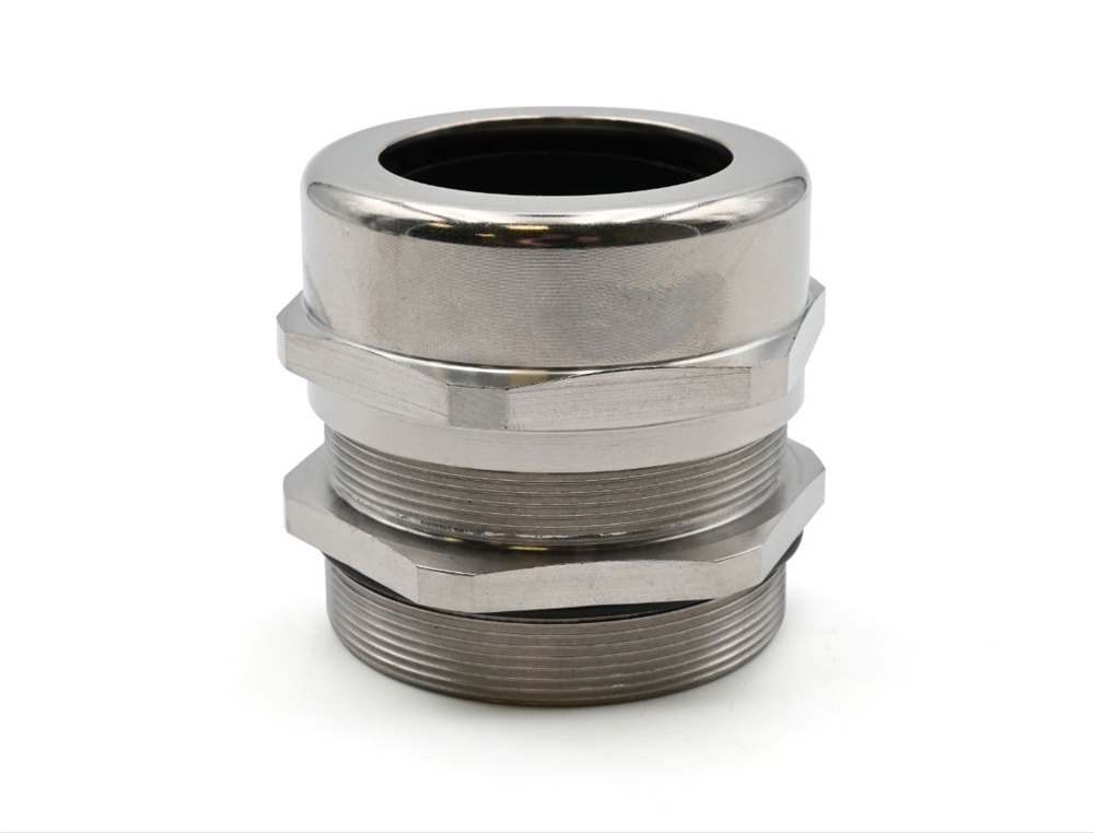 Pressacavo MaxiInox in acciaio inox AISI 316L M63x1,5 IP68 per installazioni elettriche settore food&beverage