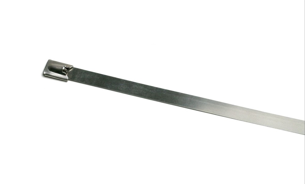 Fascetta acciaio inox AISI 304 1020x7,9 mm resistente antiruggine uso industriale