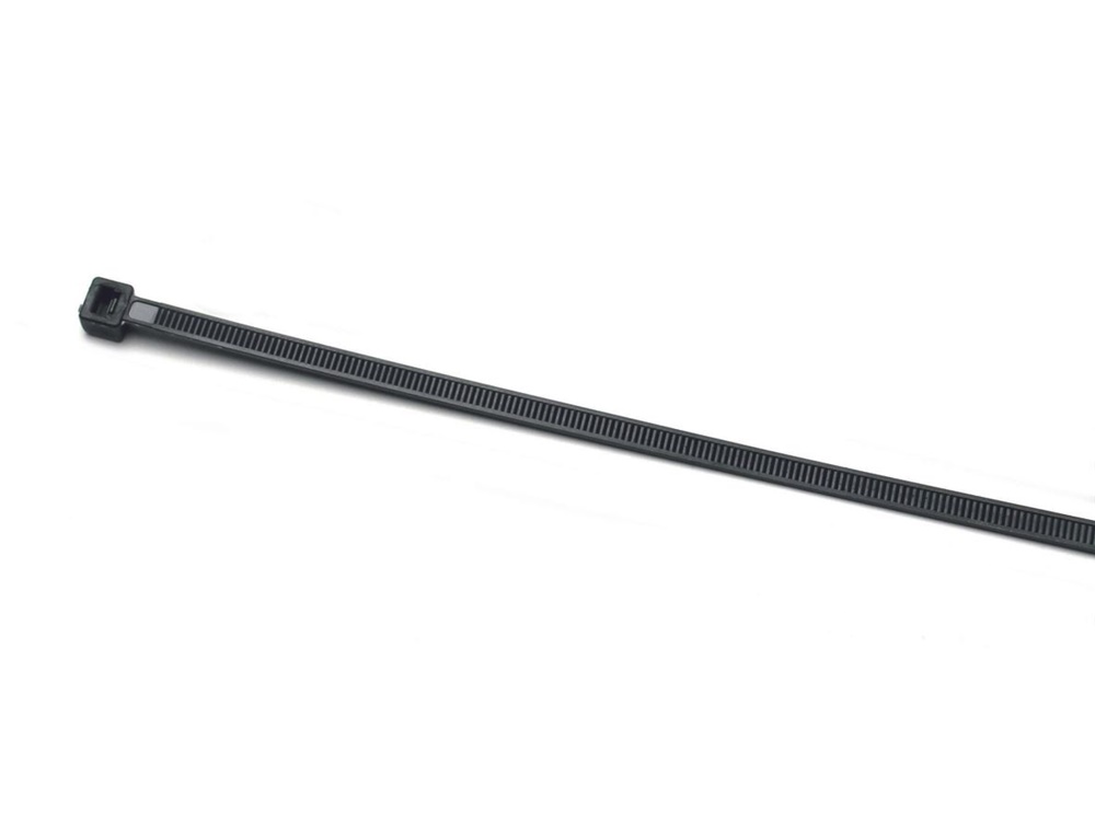 Fascetta in poliammide PA6.6 120x4,8 mm nera per fissaggio elettrico resistente
