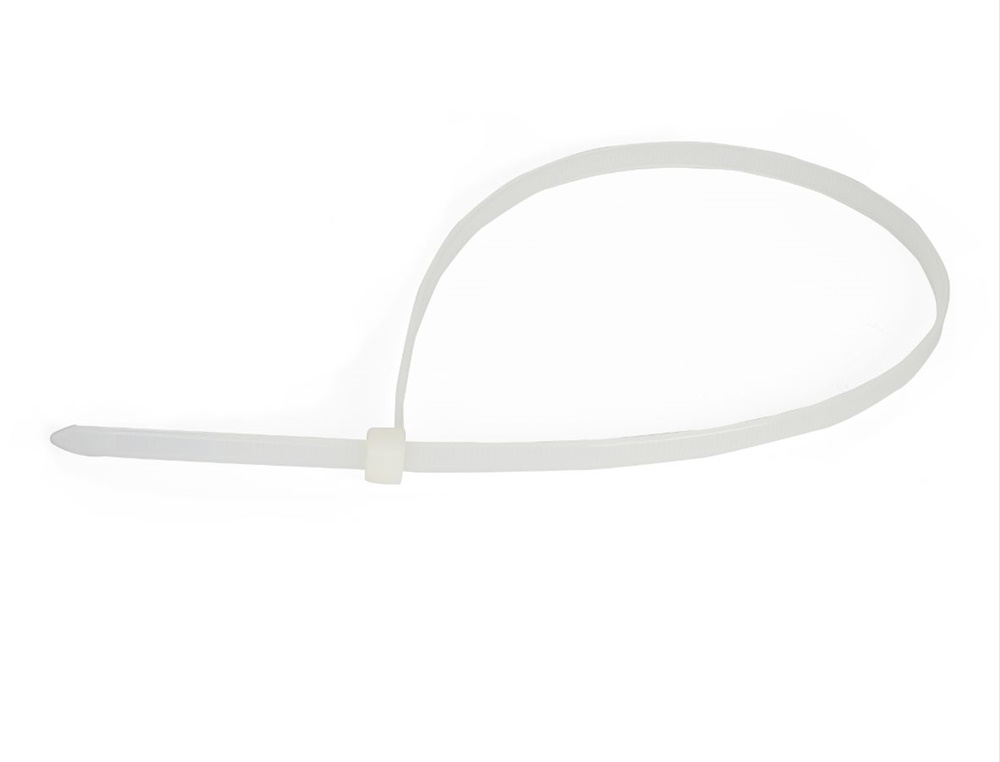 Fascetta in poliammide PA6.6 140 mm x 2,5 mm naturale per fissaggi elettrici robusti