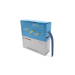 Guaina termorestringente poliolefina 2:1 blu 10m Ø interno 12,5mm isolamento elettrico protezione connessioni