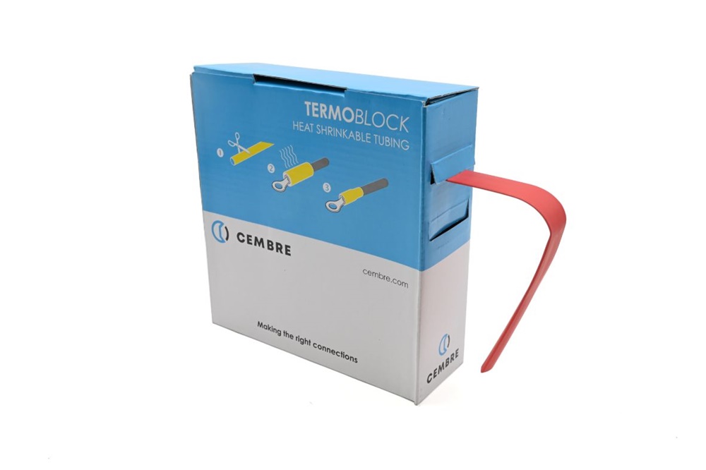 Guaine termorestringenti TBS poliolefina Ø12,7mm 10m protezione elettrica