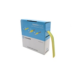 Guaina termorestringente poliolefina 2:1 rotolo 10m Ø interno 12,5mm isolante elettrico protezione connessioni