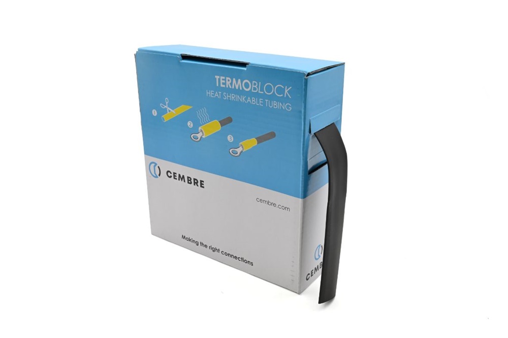 Guaine termorestringenti TBS 19mm nero 5m isolamento elettrico industriale