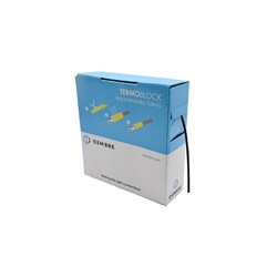 Guaina termorestringente poliolefina 2:1 nero 20m isolamento elettrico protezione connessioni
