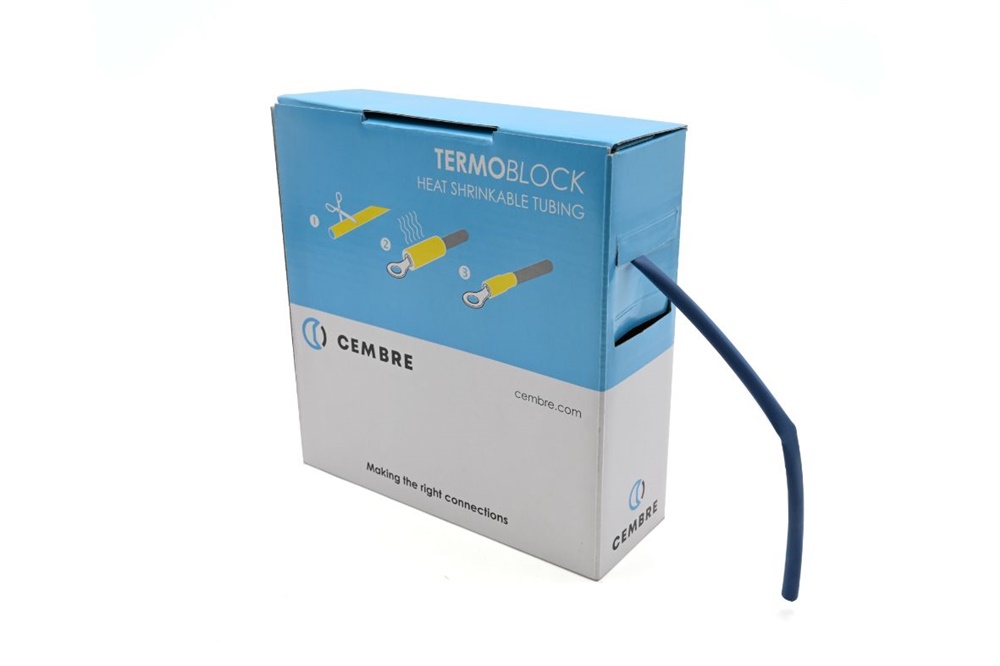 Guaine termorestringenti TBS 4,8 mm blu 10 m isolamento elettrico industriale