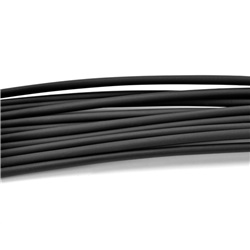 Guaina termorestringente poliolefina 2:1 nero isolamento connessioni elettriche 1,22 m