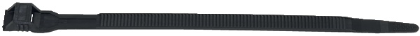 Fascetta stringicavo Unity Maxi Cable 180x9 mm PA 6,6 flessibile 100 pezzi per installazioni elettriche interne ed esterne