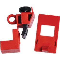 Blocca-disgiuntore potenza 277 V multiuso per disgiuntori 277-600 V anello lucchetto Ø7 mm