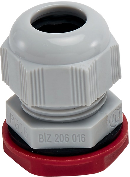 Pressacavo plastica PG 13,5 con tenuta stagna IP68 anello neoprene uso industriale