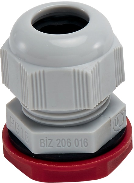 Pressacavo plastica PG 21 con anello neoprene IP68 antivibrazioni per installazioni elettriche sicure