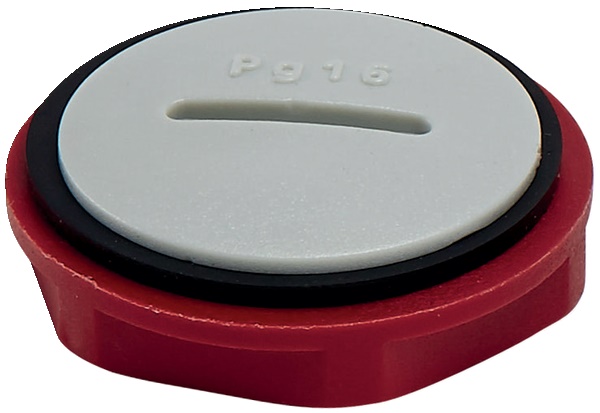 Tappo e controdado plastica PG 13.5 per pressacavo protezione IP68 impianti elettrici evolutivi
