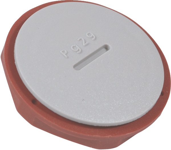 Tappo e controdado plastica PG36 per pressacavo IP68 protezione impianti evolutivi kit 10 pezzi
