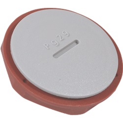 Tappo e controdado plastica PG36 per pressacavo IP68 protezione impianti evolutivi kit 10 pezzi