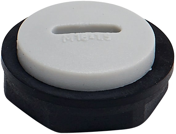 Tappo controdado plastica PA6 IP68 per pressacavo ISO/M 32 impianti elettrici evolutivi