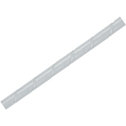 Guaina a spirale Ø 8 mm 10 m trasparente protezione e manutenzione cavi polietilene alogeno free