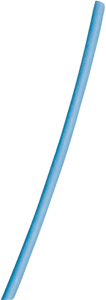 Guaina termoretraibile blu 24/8 mm per isolamento e identificazione cavi elettrici