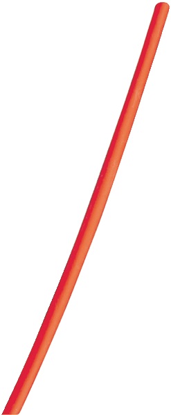 Guaina termorestringente 3/1 senza adesivo 12/4 mm, 1 mm rosso