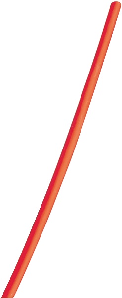 Guaina termoretraibile rossa 18/6 mm 1 metro per isolamento e identificazione cavi elettrici