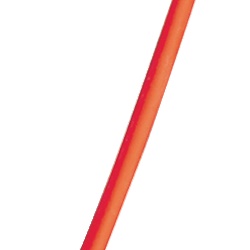 Guaina termoretraibile rossa 18/6 mm 1 metro per isolamento e identificazione cavi elettrici