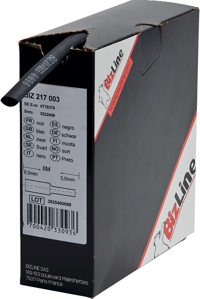 GUAINA TERMO NERA 6/2 SCATOLA 10M