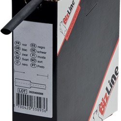 Guaina termoretraibile nera 9/3 mm 8 m isolamento e identificazione cavi elettrici