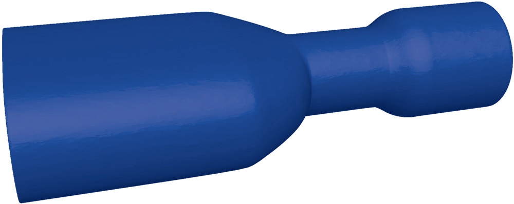 Fermaglio isolato femmina blu 1.5-2.5 mm² 6.3 x 0.8 mm (x 100)