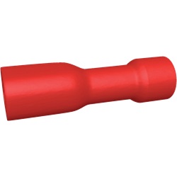 Fermaglio preisolato femmina 0.5-1.5 mm² 2.8 x 0.8 mm rosso (x 100)