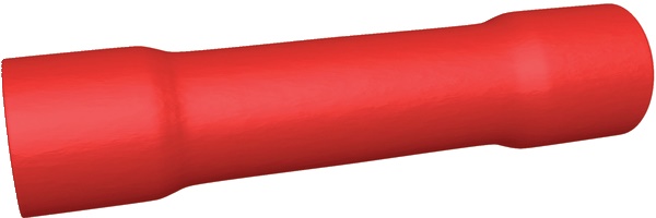 Manicotto preisolato rosso rame stagnato 0,5-1,5 mm² per cablaggi elettrici industriali confezione 100 pezzi