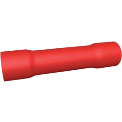 Manicotto preisolato rosso rame stagnato 0,5-1,5 mm² per cablaggi elettrici industriali confezione 100 pezzi