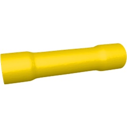 Manicotti preisolati gialli rame stagnato 4-6 mm² confezione 50 pezzi per connessioni elettriche affidabili