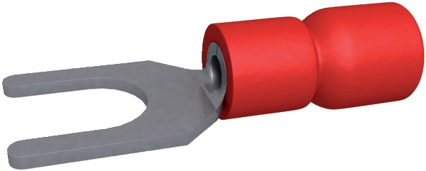 Capocorda preisolato forcella rosso 0,5-1,5 mm² PVC Easy-Entry installazioni elettriche