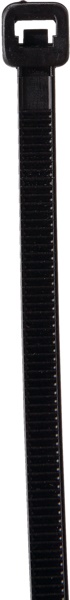 Fascetta stringicavo nera PA 6,6 resistente attrito 380x7,6 mm per cablaggi generici
