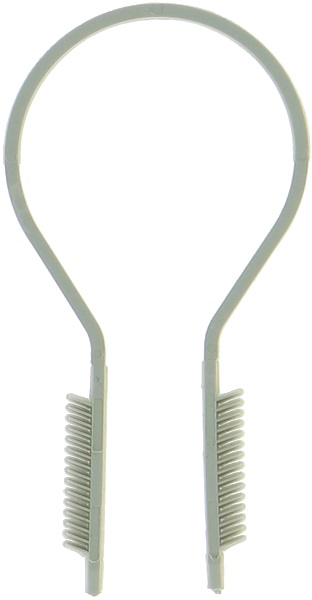 Tassello fissacavo rapido PA 6,6 grigio Ø13-28 mm per tubi e cavi cemento calcestruzzo mattoni (50 pezzi)