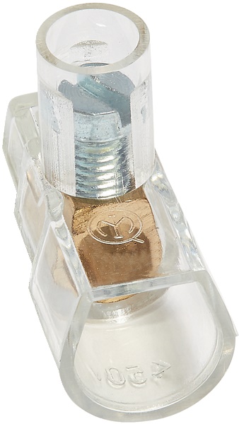 Connettore traslucido doppia vite 2x6 mm² installazione elettrica sicura e rapida