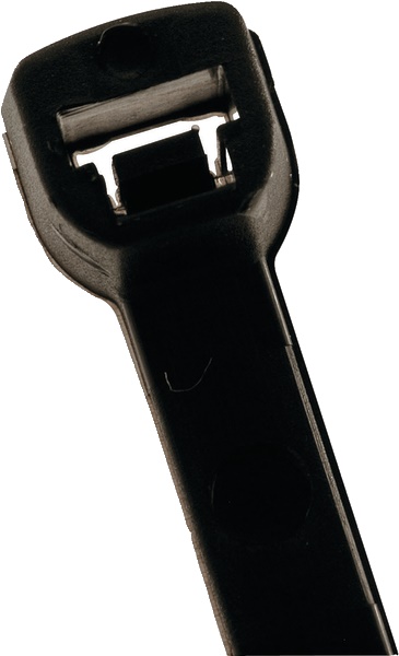 Collare cablaggio PA 6.6 anti-UV 368x4,8 mm nero per esterni e fotovoltaico confezione 100 pezzi