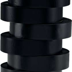 Nastro isolante elettrico nero 15 mm x 10 m set 8 pezzi PVC autoestinguibile resistente acidi e alcali