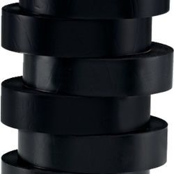 Nastro isolante elettrico nero 15 mm x 10 m set 8 pezzi PVC autoestinguibile resistente acidi e alcali