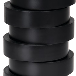 Nastro isolante nero 19mm x 20m PVC ritardante fiamma per impianti elettrici professionali