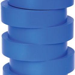 Nastro isolante elettrico blu 19mm x 20m PVC autoestinguente resistente acidi