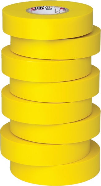 Nastro isolante elettrico giallo 33 mm x 20 m PVC ritardante fiamma per impianti elettrici