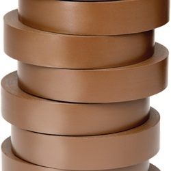 Nastro isolante elettrico marrone 19mmx33m PVC autoestinguibile per protezione componenti