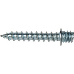 Vite prigioniera testa filettata legno 6x60 mm acciaio zincato fissaggio collari prolunghe