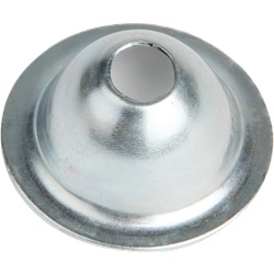 Scatola 100 Rosette Coniche Acciaio Zincato Ø32mm Montaggio Rapido Impianti Elettrici