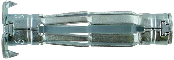Scatola tasselli metallici 6 mm 50 pezzi fissaggio rapido installazioni elettriche
