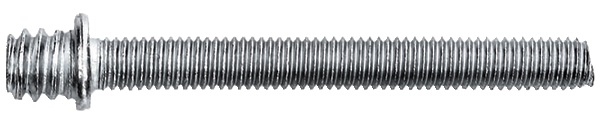 Scatola piedini a vite metallo zincato Ø6x50 mm filettatura 7x150 mm (100 pezzi) ideale fissaggio collari e prolunghe