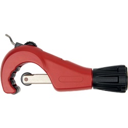 Tagliatubi rame 3-45 mm con ghiera sostituibile 4 rulli e sbavatrice estraibile per installazioni precise
