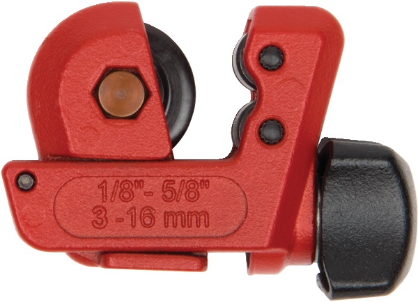 Mini tagliatubi compatto magnesio lega zinco per tubi rame Ø3-16 mm installazioni elettriche spazi ristretti